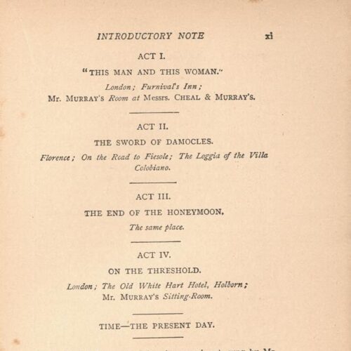 15.5 x 11.5 cm; XIX p. + 123 p. + 1 s.p., p. [I] half-title page and bookplate CPC, p. [II] other works by the author, p. [II